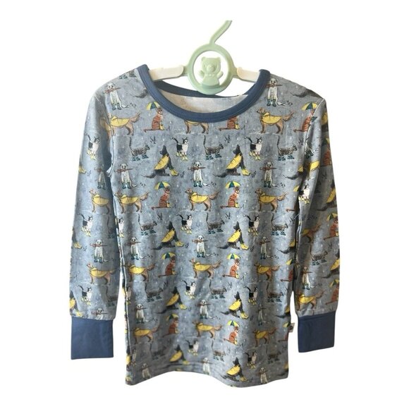 Wildwoven Kindthing Raining Cats & Dogs Pajama Set Size 3T Tencel Soft Unisex - Picture 3 of 10